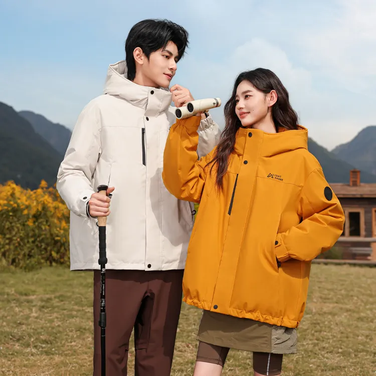 羽航之家2025新款显瘦修身情侣户外防风鹅绒服XB2526A