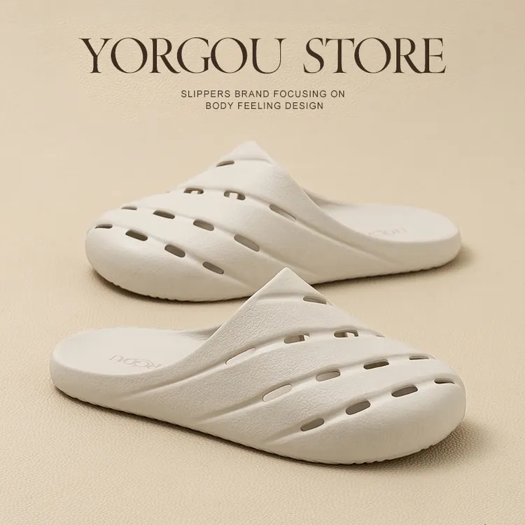 远港欧若风凉拖鞋男女夏季防滑透气防臭居家情侣沙滩浴室洞洞鞋