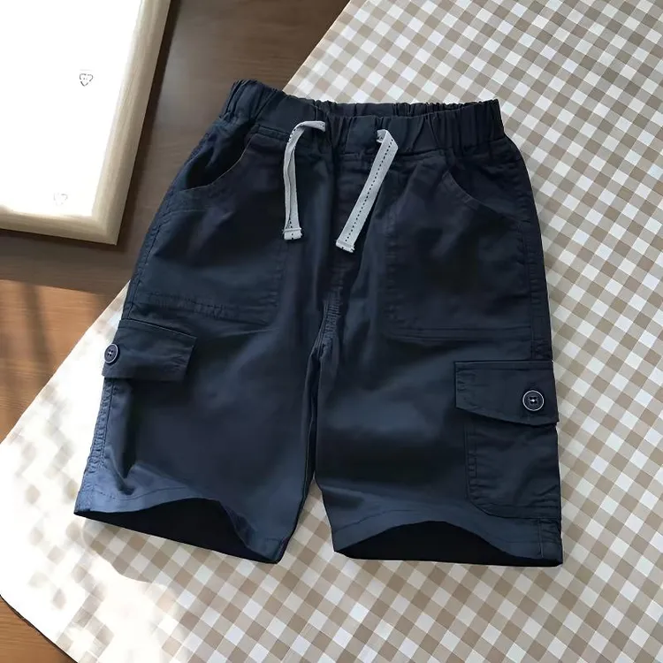 男童夏季短裤儿童夏装薄款男孩工装五分裤中大童时尚宽松休闲短裤