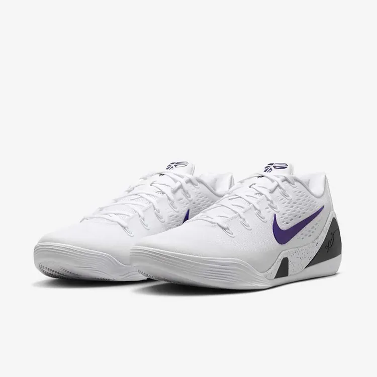 Nike Kobe 9 Elite Low Protro 科比 低帮篮球鞋 白紫 IH1401-100