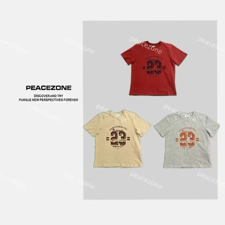 Peacezone 100棉 新款经典基础百搭时尚女T恤/16879