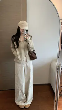 【肉肉】韩系简约仿牛皮绒短款夹克外套女2025春秋休闲百搭开衫上衣