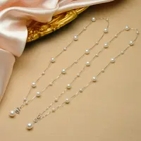 【小北珠宝】S925银淡水珍珠满天星项链【多样性发一件】27-BH15X457