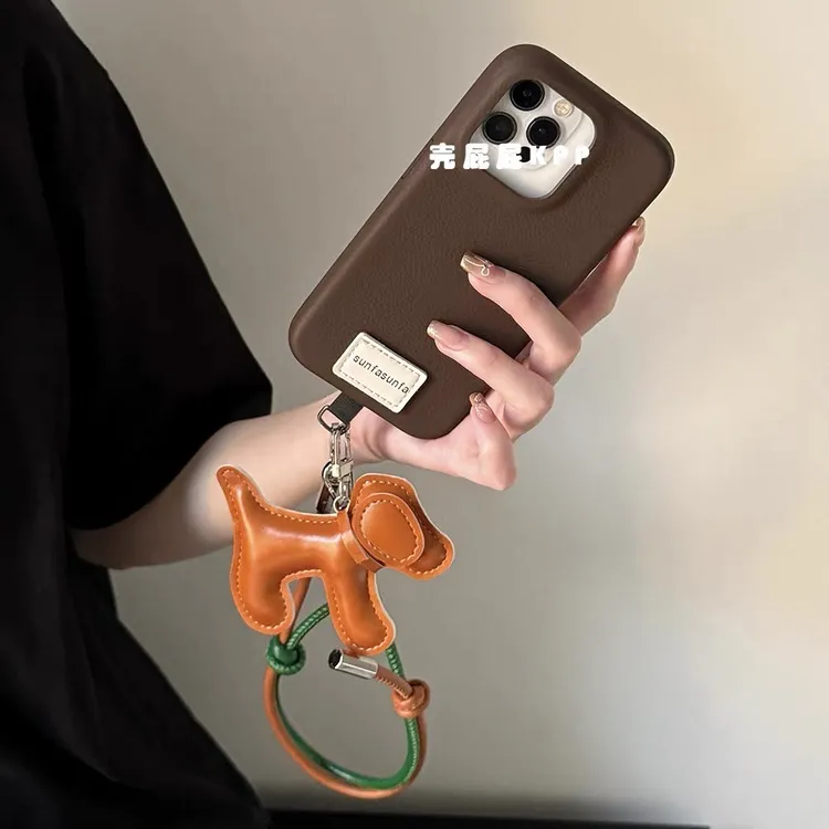 ins韩风小马挂件手绳适用苹果161514手机壳华为荣耀oppovivo/小米