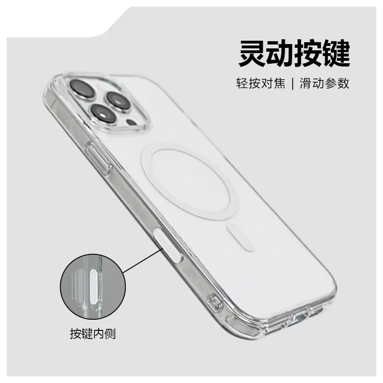 【16相机全包】磁吸适用于iPhone16手机壳苹果15promax透明14保护套