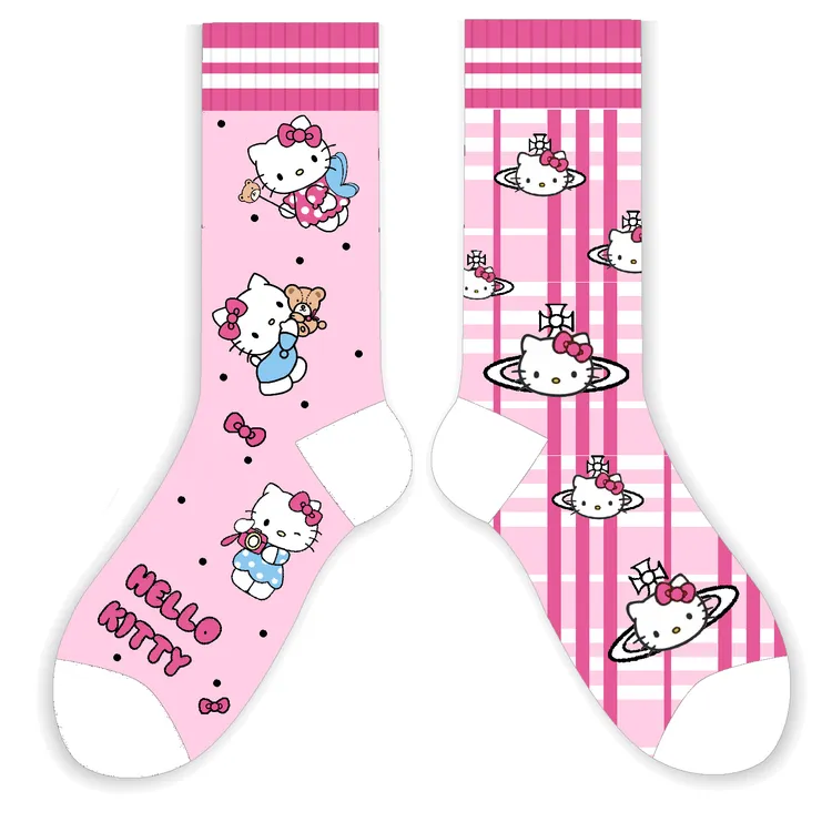 三双包邮AB版潮袜卡通秋冬袜子个性情侣高中低筒潮流春夏款