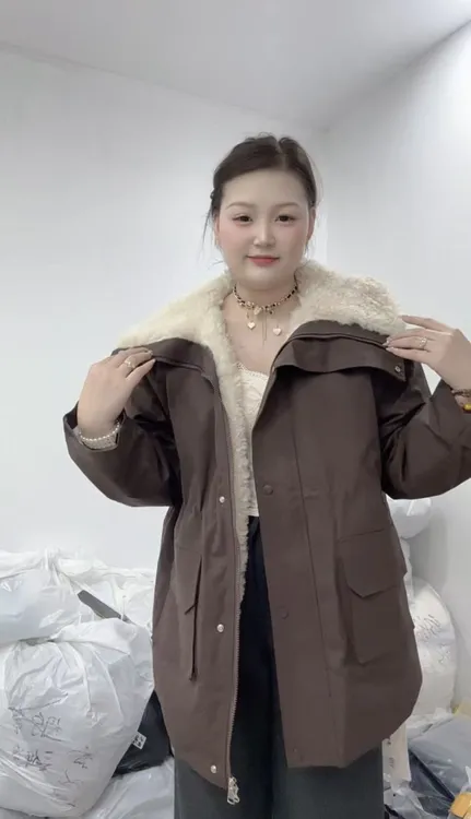 长袖合格品加绒加厚款加毛长款设计师休闲