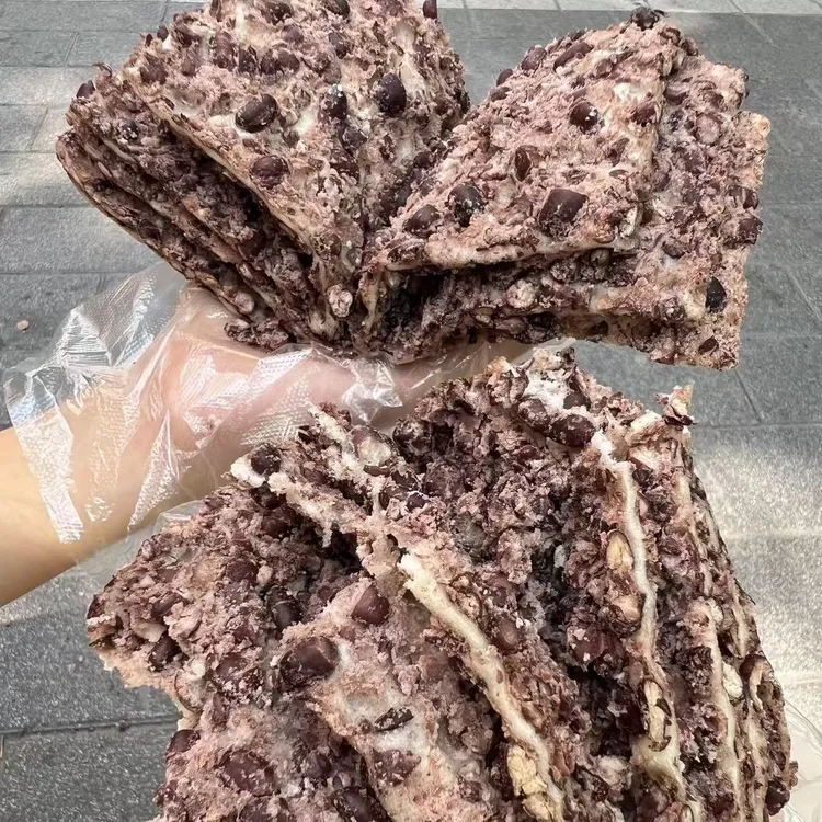 【顺丰包邮】黑全麦红豆千层粗粮软糯夹心中式主食200g