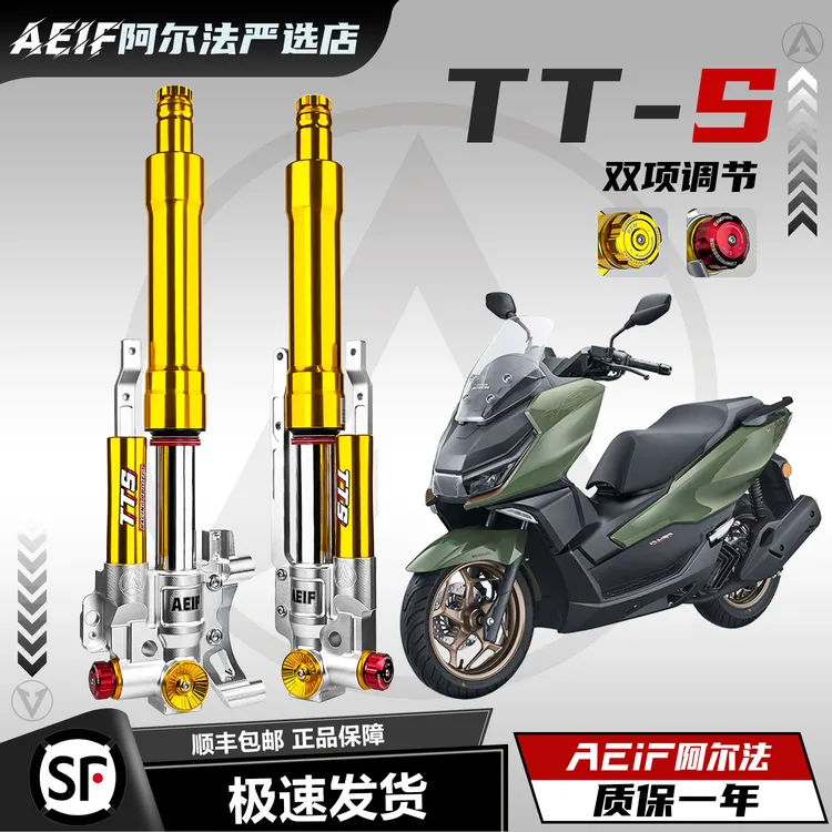 阿尔法TTS双阻尼倒置前减震适用本田NWG NS150GX PCX160无损安装