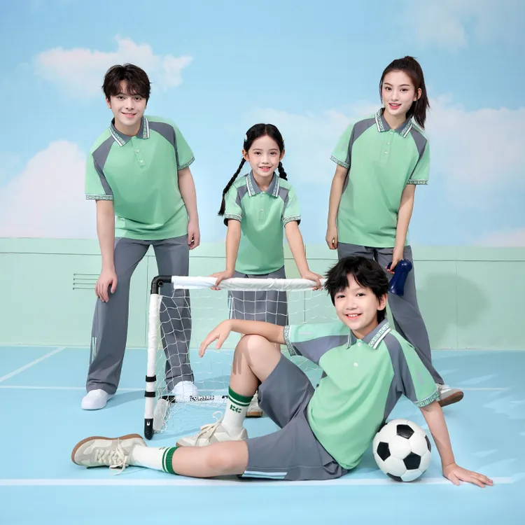 江西赣州市统一中小学校服夏季薄款速干短袖套装透气柔软运动秋款