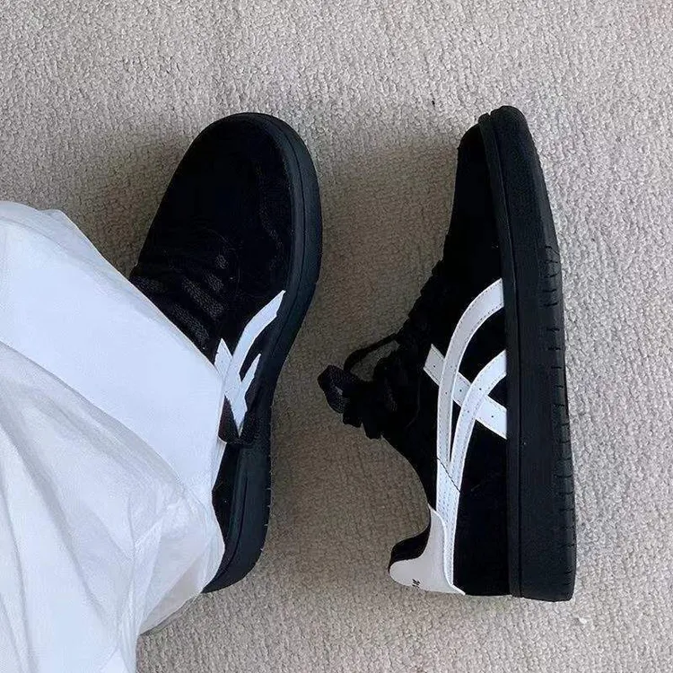 阿甘鞋女2025秋季新款休闲运动小白鞋超火复古德训鞋厚底板鞋