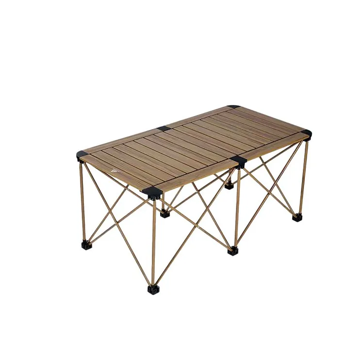 错山铝合金聚拢折叠桌蛋卷桌轻量便捷高颜值户外桌子