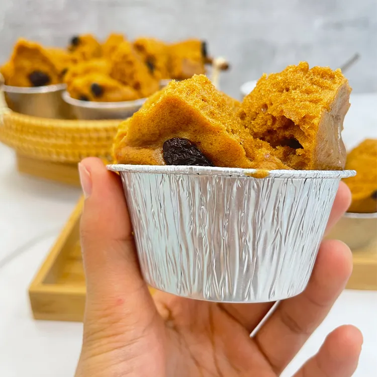 一次性烘焙蛋糕纸杯家用蒸发糕碗烤箱空气炸锅锡纸盒耐高温烘焙
