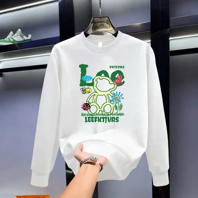 潮牌2025爆款男士长袖卫衣休闲百搭轻奢高档百搭上衣