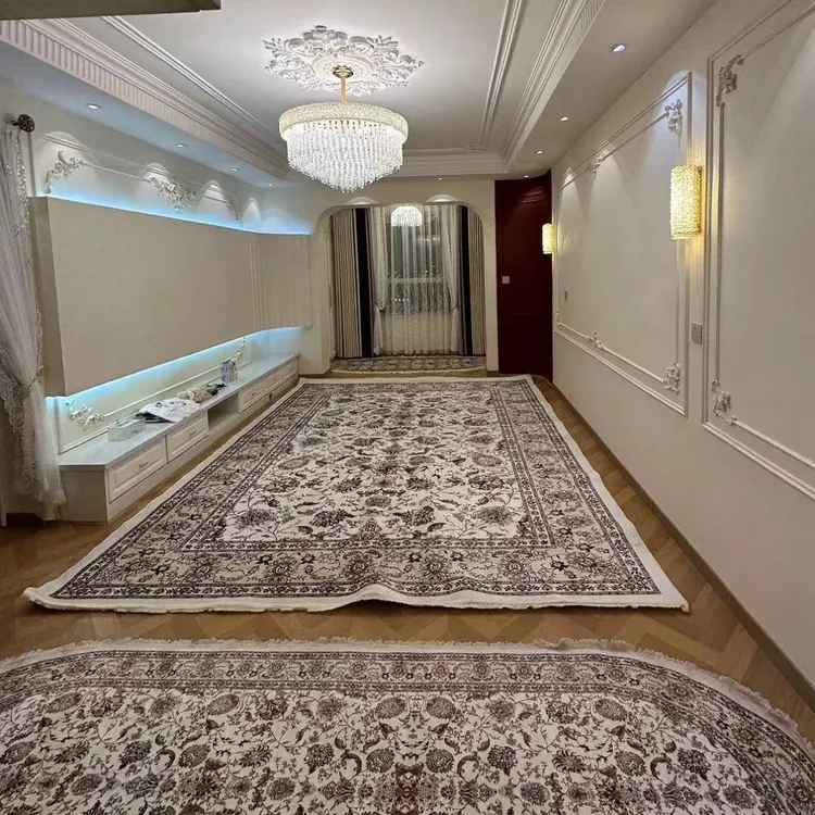 新疆特色民族风法式复古仿鹅绒地毯厚实轻奢加厚