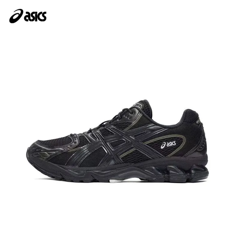 ASICS/亚瑟士GEL-NIMBUS 10.1琥珀流光黑白双生阴阳色跑鞋 黑灰色