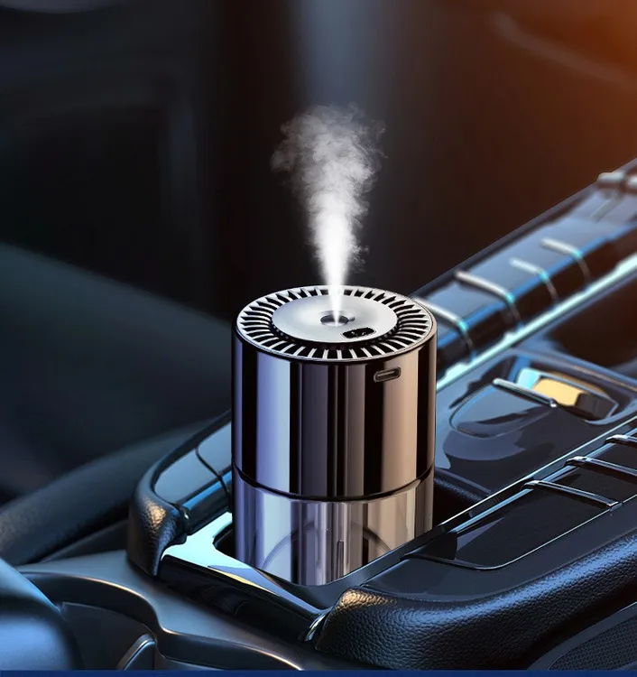 车载香薰自动喷雾器随车启动香薰机带星空顶氛围灯