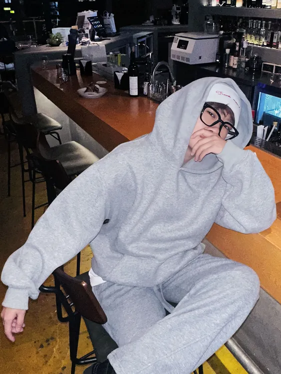 【加厚秋冬】INS重磅460G连帽卫衣宽松情侣加厚休闲韩版