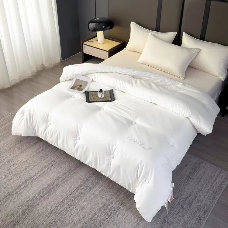 山海经100%全棉面料提花9斤纯棉冬季保暖加厚优品被子床上用品