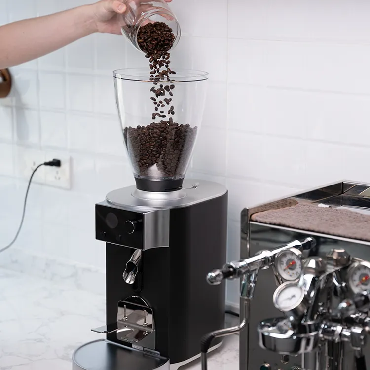 丹顶鹤DK64磨豆机电动称重自动意美式商用咖啡豆研磨粉碎精准称重