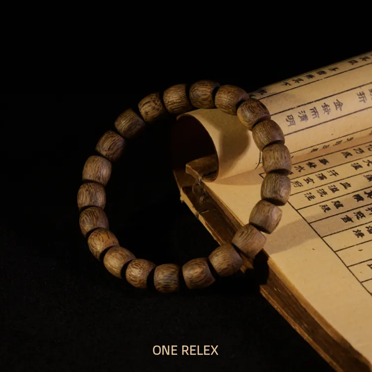 沉香ONE RELEX奇楠沉香鼓珠7mm4克9mm7克沉香手串女款天然沉香