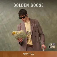  【新品】Golden Goose男JOURNEY印花时尚百搭休闲黄色棉质T恤GGDB
