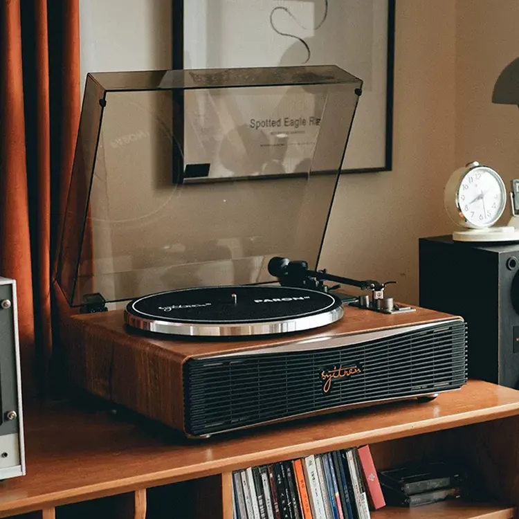 赛塔林（syitren）PARON2代黑胶唱片机复古台式仿古老式留声机礼品