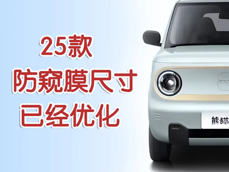 熊猫mini防反光24款25款熊猫MINI卡丁骑士耐力熊防窥膜吉利