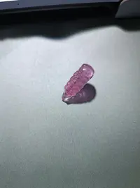 不言骑-8号紫色八荒三通-手工烧造琉璃雕刻-暗黑系-文玩-配饰-