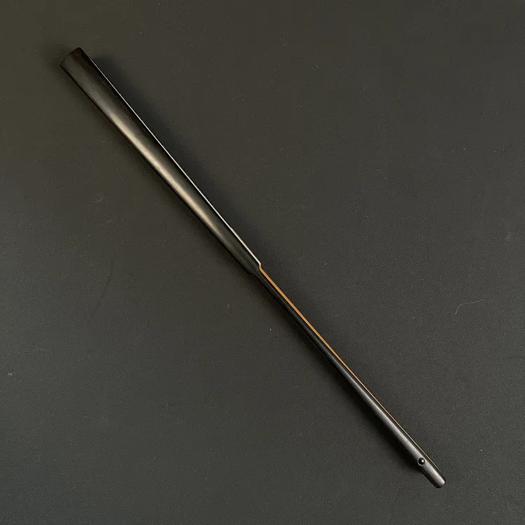 云竹斋精工乌木秋扇9.5寸排口1.5大骨乌木小骨老玉文玩折扇