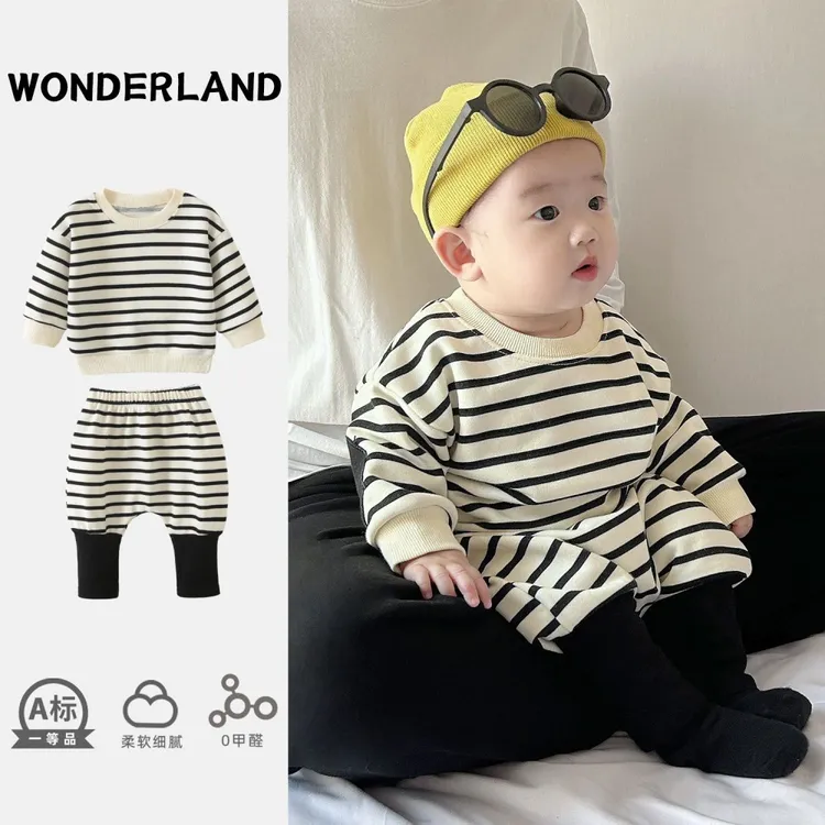 男宝宝套装春秋款男童衣服春装韩版婴幼儿童装卫衣儿童春季两件套