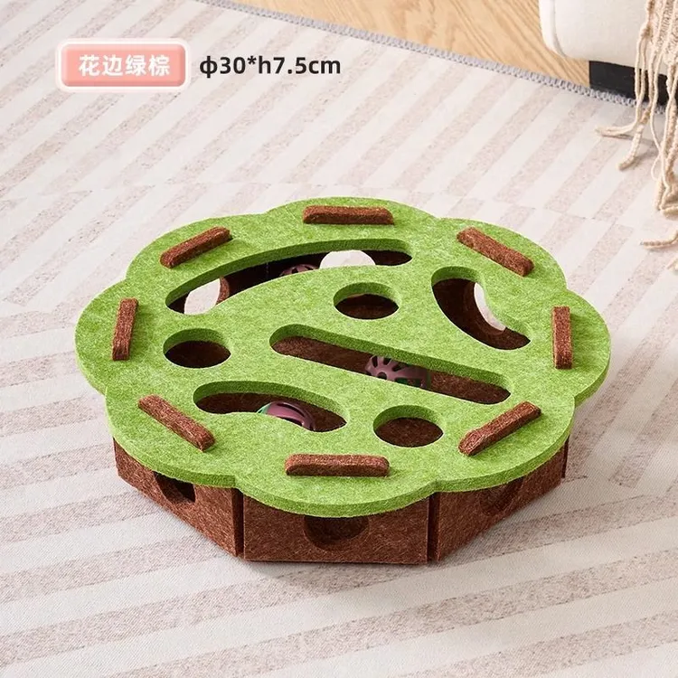 猫咪益智迷宫掏洞逗猫铃铛球自嗨解闷神器玩具