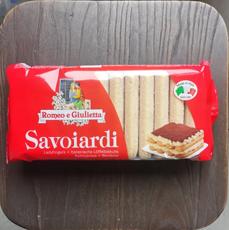 意大利进口梁山伯与朱丽叶手指饼干提拉米苏马斯卡嘭拇指饼原材料