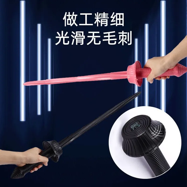 网红爆款3d打印伸缩剑可螺旋收缩武士刃重力萝卜朷儿童小玩具