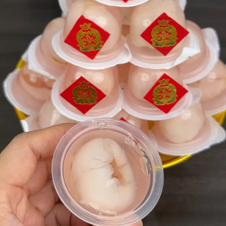 真果肉荔枝果冻送贴纸