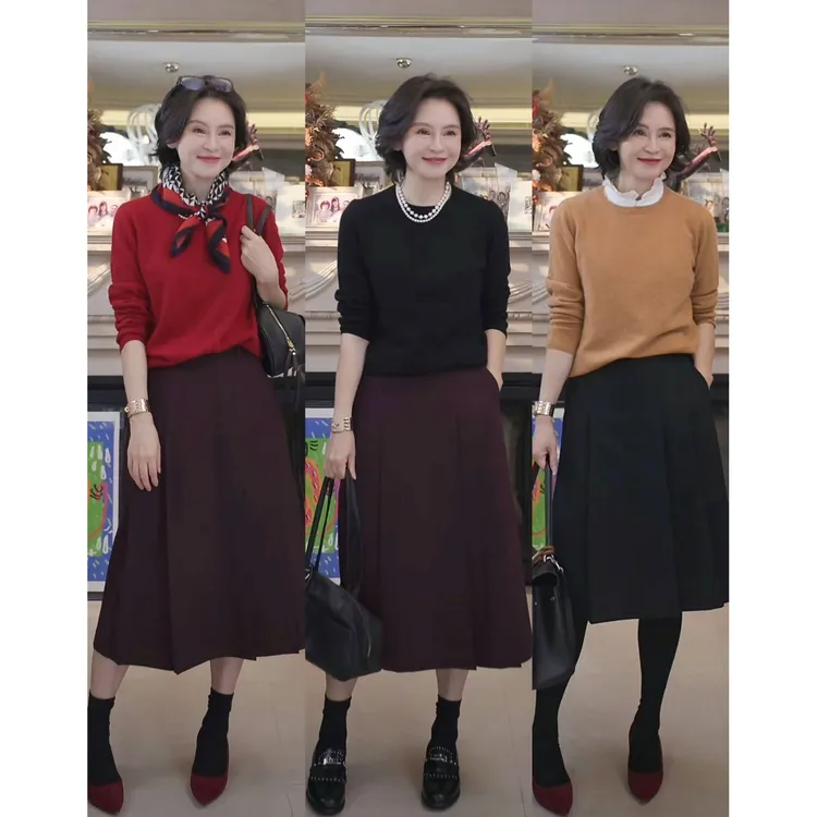 我是摩羯黑标 温柔女主 100新疆天山羊绒德国STOLL机秋冬针织衫