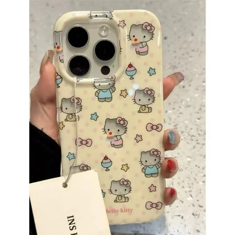 夕与空波点kt猫适用苹果16promax太空手机壳华为vivo小米15oppo套