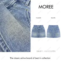 【MoRee】Modèle d’automne短款百搭牛仔短裙-Z6290