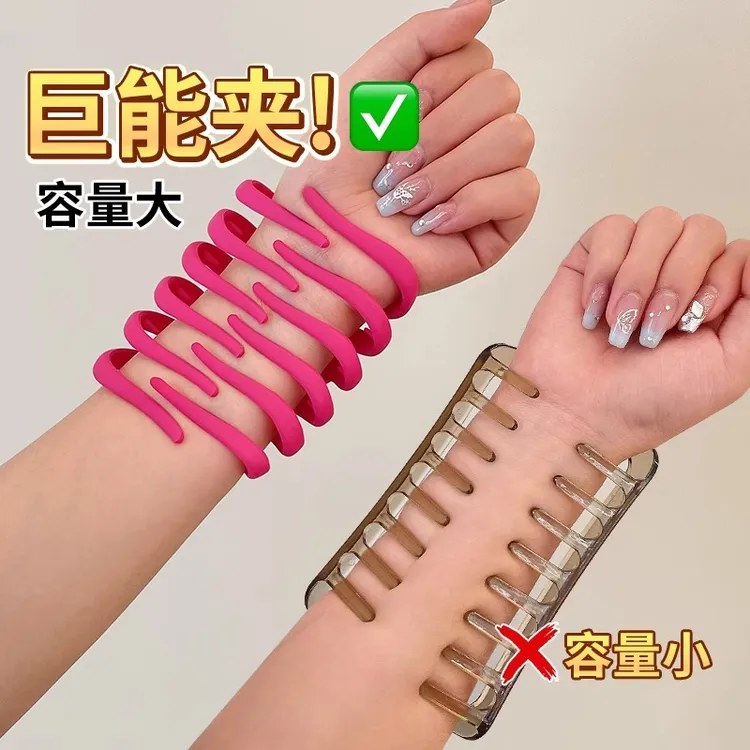 超大号抓夹火龙果色发夹女2024新款后脑勺高级感发量多南瓜鲨鱼夹