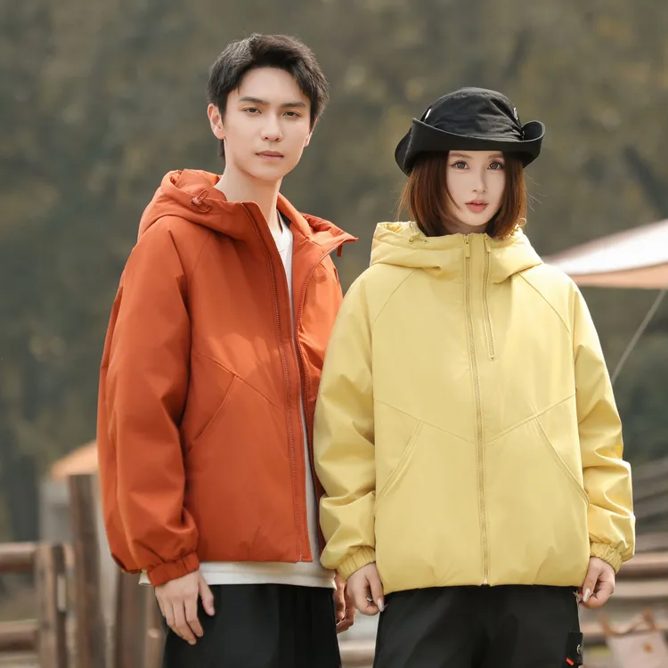 雅鹿羽绒服男女款冲锋系列2025新款秋冬休闲短款时尚休闲保暖外套