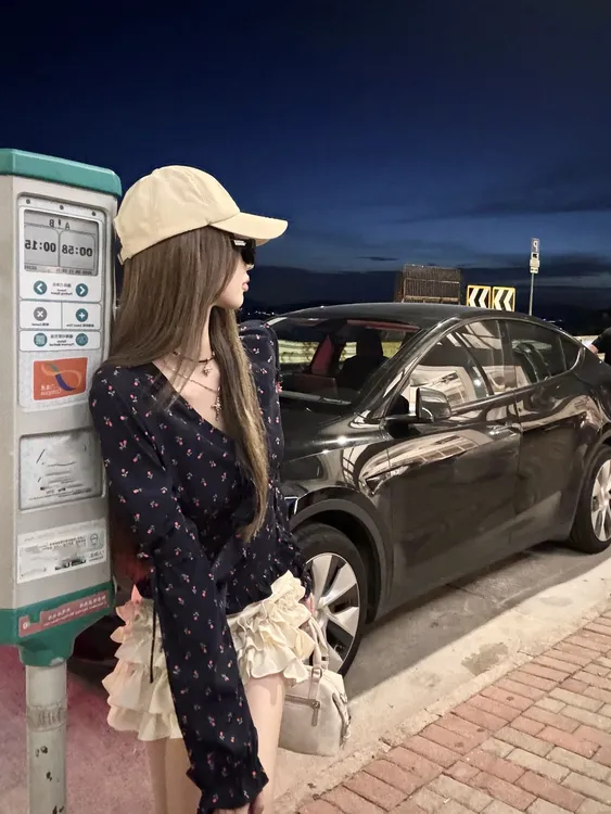 2025秋季小碎花荷叶边灯笼袖修身衬衫上衣搭配多层次蛋糕裙套装女