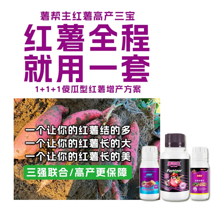 红薯高产三宝薯帮主多薯宝超磷钾红薯肥料增产