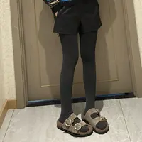 静静哈尼 【瘦腿连体打底袜2.0】显瘦弹力加绒打底袜W82511