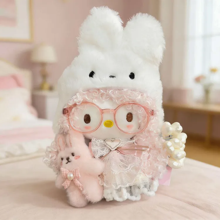 正版三丽鸥hellokitty包包挂件萌小兔七夕礼物闺密男友毛绒挂件