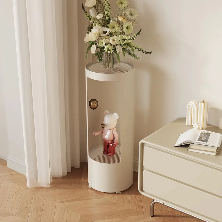 奶油风花架置物架室内装饰阳台落地多层花盆架现代简约绿萝摆放架