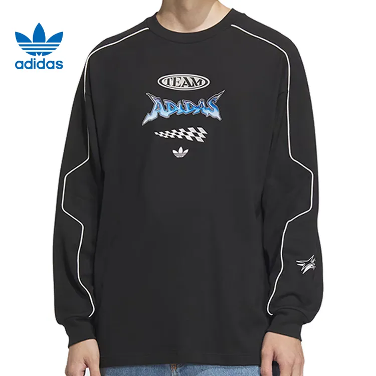 adidas阿迪达斯男子RAC CREW U针织无帽卫衣JM8037