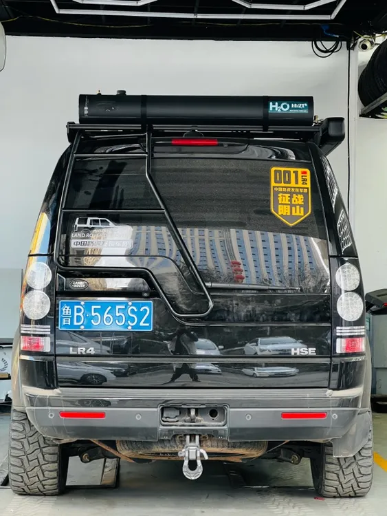 崴脚尾门后爬梯 不锈钢材质