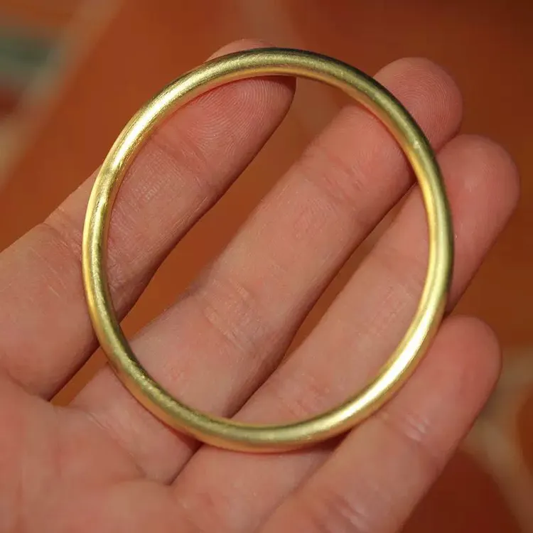 合金手镯 光面磨砂素圈金店同款精品手镯