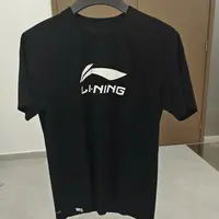 ZZ 李宁男士短袖 黑色运动T恤 L尺码