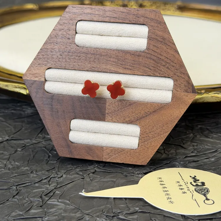 925银耳饰 新款银镀金耳钉简单款